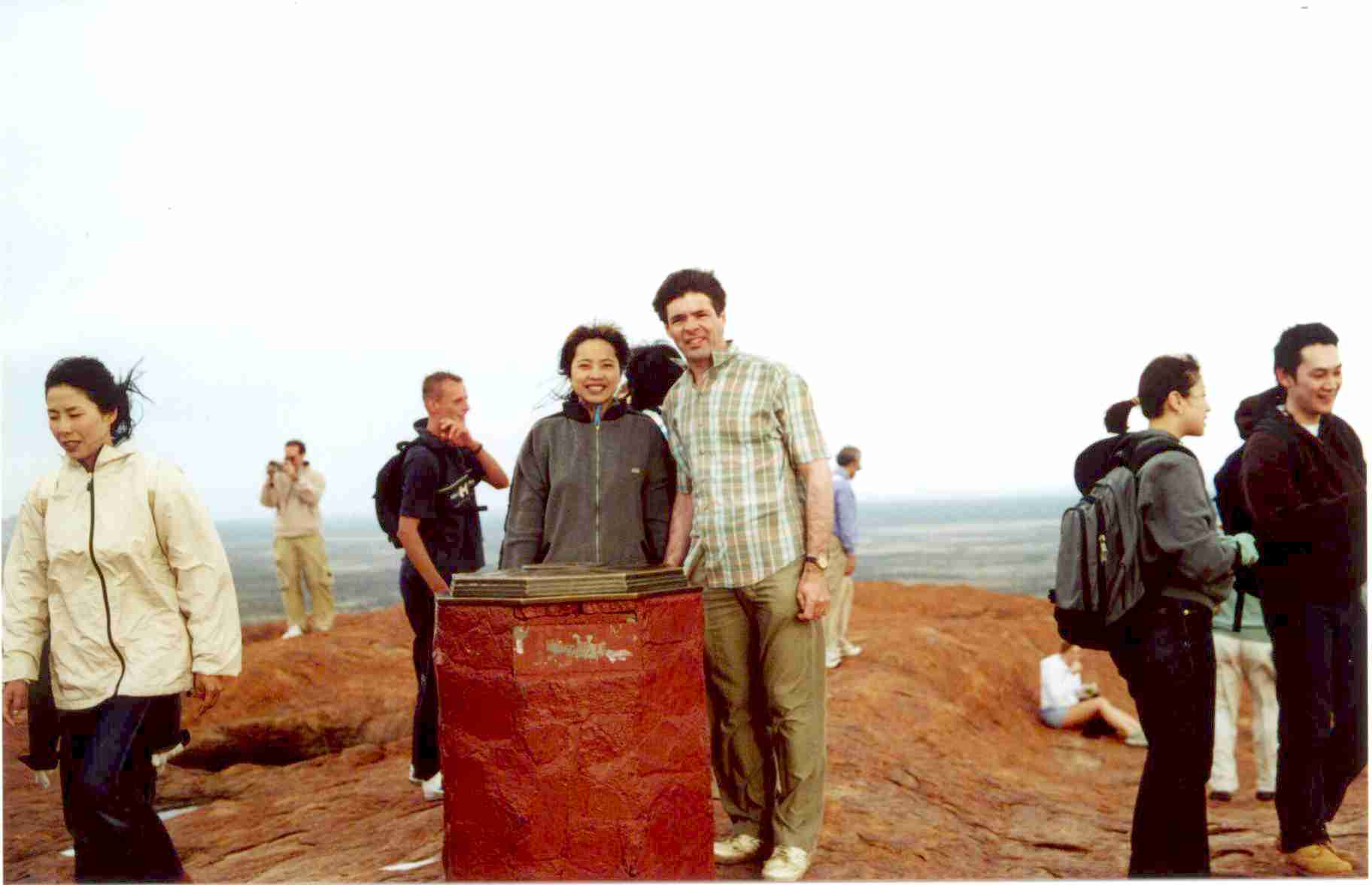 View at top of Ayers rock